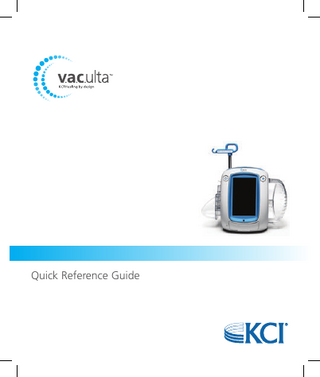 v.a.c ultra Quick Reference Guide Rev B May 2013