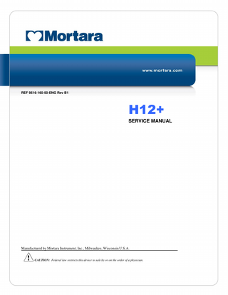 H12+ Service Manual Rev B1