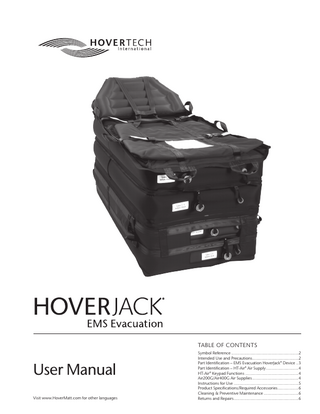 HoverJack EMS Evacuation User Manual Rev D