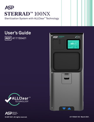 STERRAD 100NX Users Guide