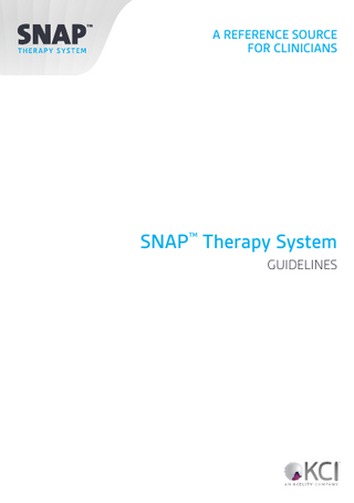 SNAP THERAPY SYSTEM Guidelines Jan 2018