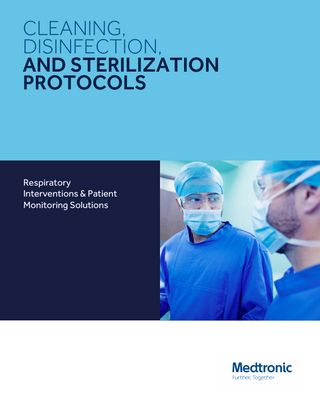 Cleaning, Disinfection and Sterilization Protocols Respiratory Interventions Aug 2020