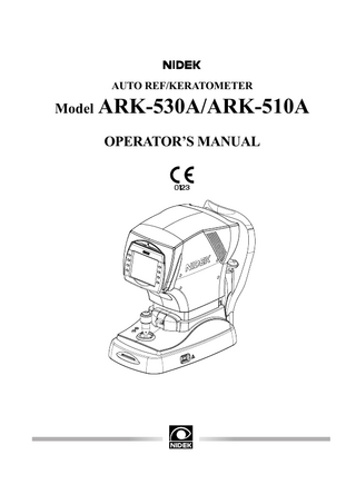 ARK-530A and ARK-510A Operators Manual Feb 2006