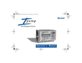 I pump Operators Manual