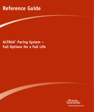 ALTRUA Reference Guide