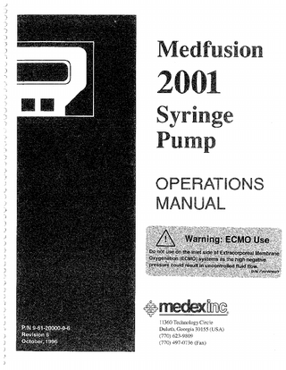 Model 2001 Operations Manual Rev 6