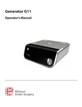 Generator G11System Operators Manual Rev. 2010-07