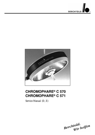 CHROMOPHARE C570 and C571 Service Manual
