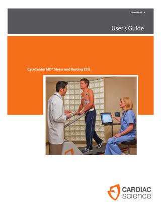 70-00533-02 A  User’s Guide  CareCenter MD® Stress and Resting ECG  