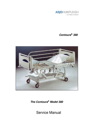 Contoura 380  The Contoura Model 380  Service Manual  