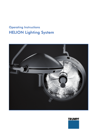 HELION lighting system Operating Instructions April 2011