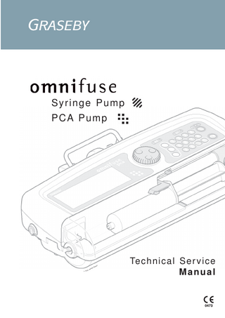 Omnifuse PCA Technical Service Manual Issue B Jan 2004
