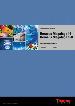 Megafuge 16 and 16R Instruction Manual June 2011