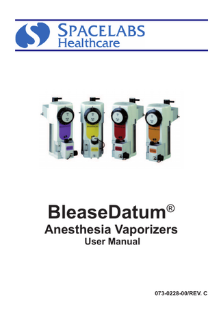 BleaseDatum User Manual Rev C Aug 2011