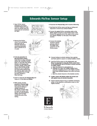 FloTrac Sensor Setup Guide