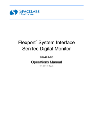 Flexport Interface 90442A-03 Operations Manual Rev A
