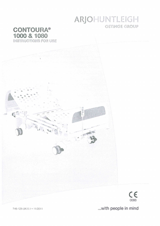 Contoura Models 1000 and 1080 Instructions for Use Nov 2011