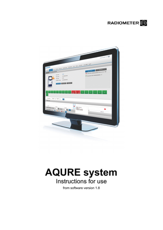 AQURE system Instructions for Use Sw Ver 1.8