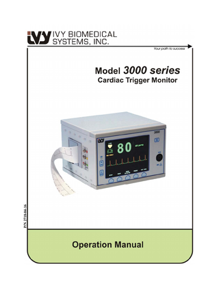 Model 3000 series Operation Manual Rev 06 March 2006
