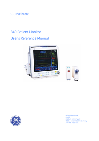 B40 User's Reference Manual Rev F Jan 2013