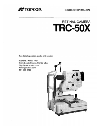 TRC-50X Instruction Manual
