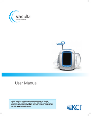v.a.c ultra User Manual Rev B Jan 2011