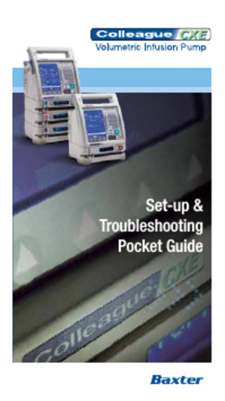 Set-up & Troubleshooting Pocket Guide  