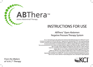 ABThera Instructions for Use Rev B Feb 2011