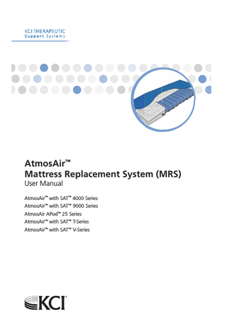 AtmosAir series Mattress Replacement Systems User Manual Rev B Feb 2011