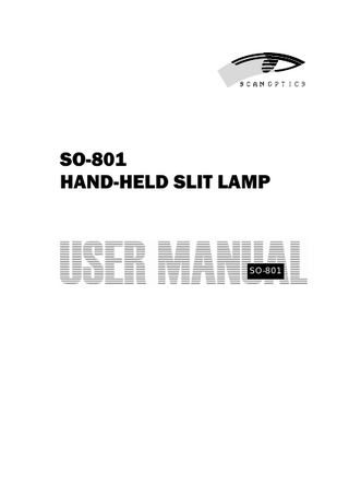 SO-801 User Manual ver 6.0