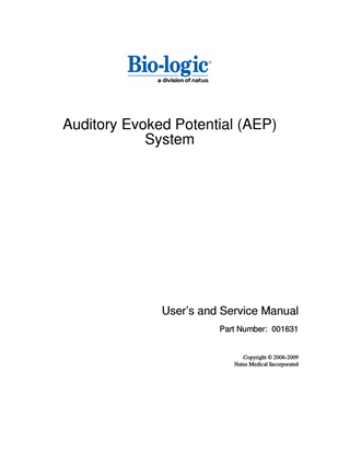 AEP System Users and Service Manual Rev C