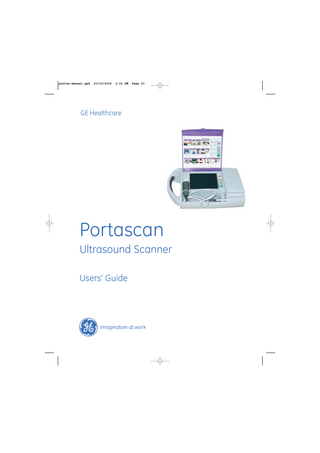 GE Portascan Users Guide