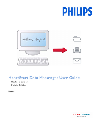 HeartStart Data Messenger User Guide Edition 1