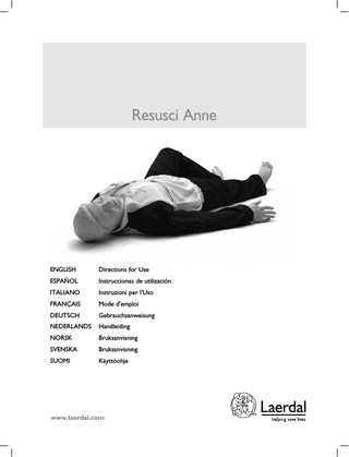 Resusci Anne Directions for Use Rev D