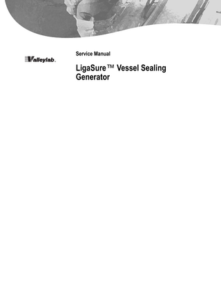 LigaSure Service Manual Aug 2009