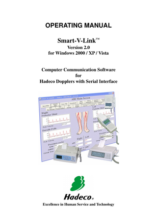 Smart-V-Link Operating Manual V2.0 Dec 2008