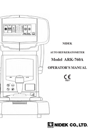 ARK-760A Operators Manual Jan 2005