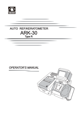 ARK-30 Type R Operators Manual Nov 2010