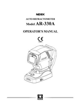 AR-330A Operators Manual Dec 2005