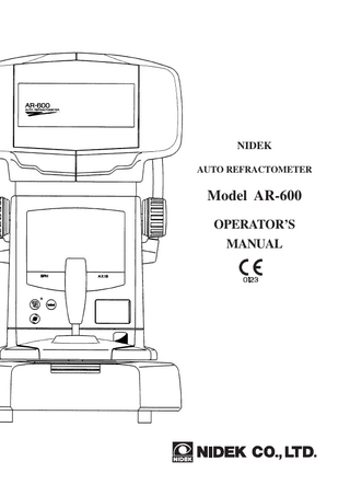 AR-600 Operators Manual Jan 2005