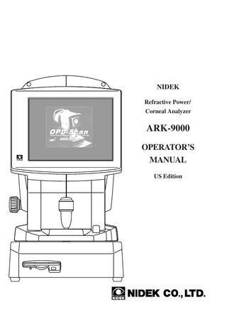 ARK-9000 Operators Manual June 2004