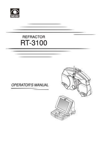 REFRACTOR Model RT-300 Operators Manual April 2012