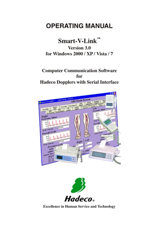 Smart-V-Link Operating Manual V3.0 Nov 2010