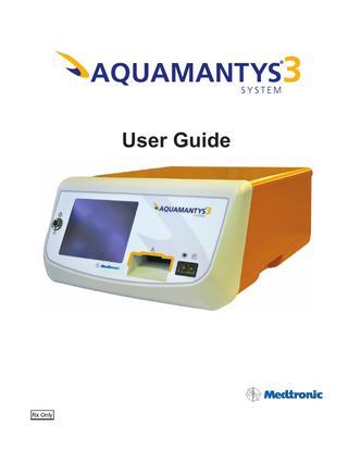 Aquamantys 3 User Guide Rev E