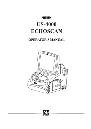 US-4000 Operators Manual June 2007