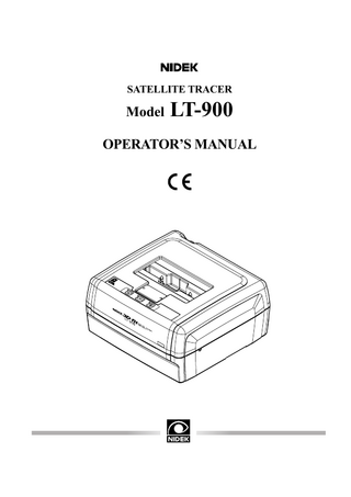 LT-900 Operators Manual March 2006