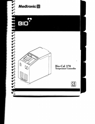 Bio-Cal 370 Operators Manual Rev E Feb 1996