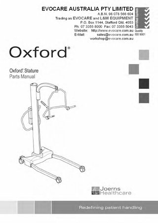 Oxford Stature Parts Manual Rev A