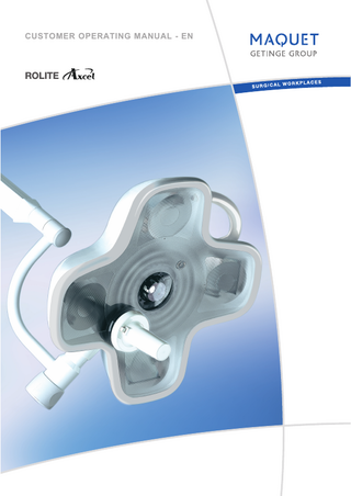 ROLITE Axcel Customer Operating Manual Edition 2B July 2014