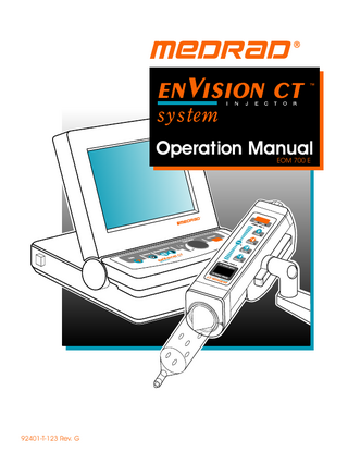 enVision CT System Operation Manual Rev G
